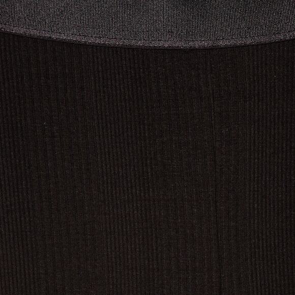 The Range Black Ribbed Biker Shorts MEDIUM Silky Slimming Compression $118 - Picture 8 of 9